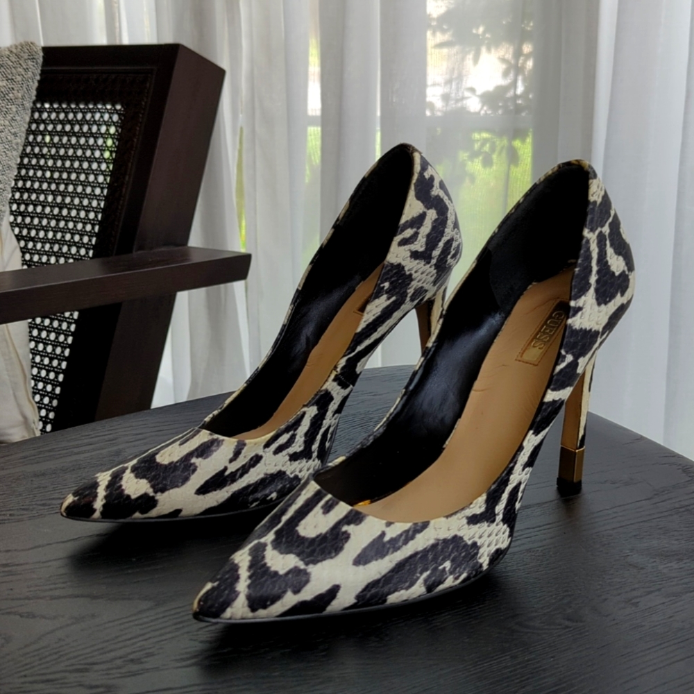 Guess Animal Print Heels